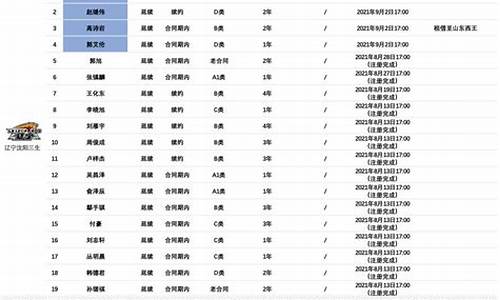 辽宁篮球队人员名单_辽宁蓝队员名单