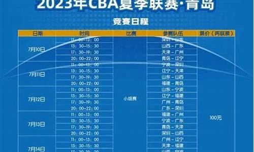 cba篮球赛赛程时间-cba篮球赛比赛时间表